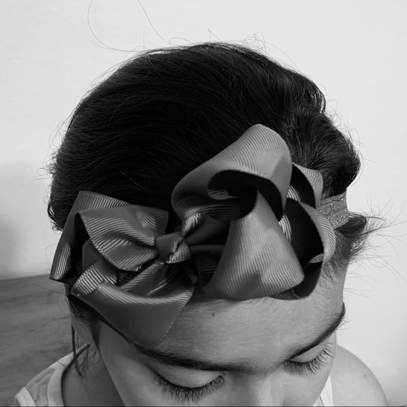 Ribbon Hair bow Elastic Headband set of 6, new - Picture 8 of 8